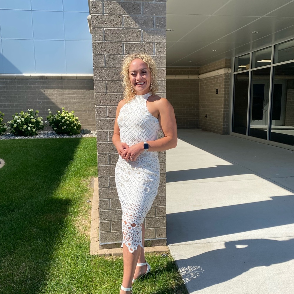 White occasion dress
